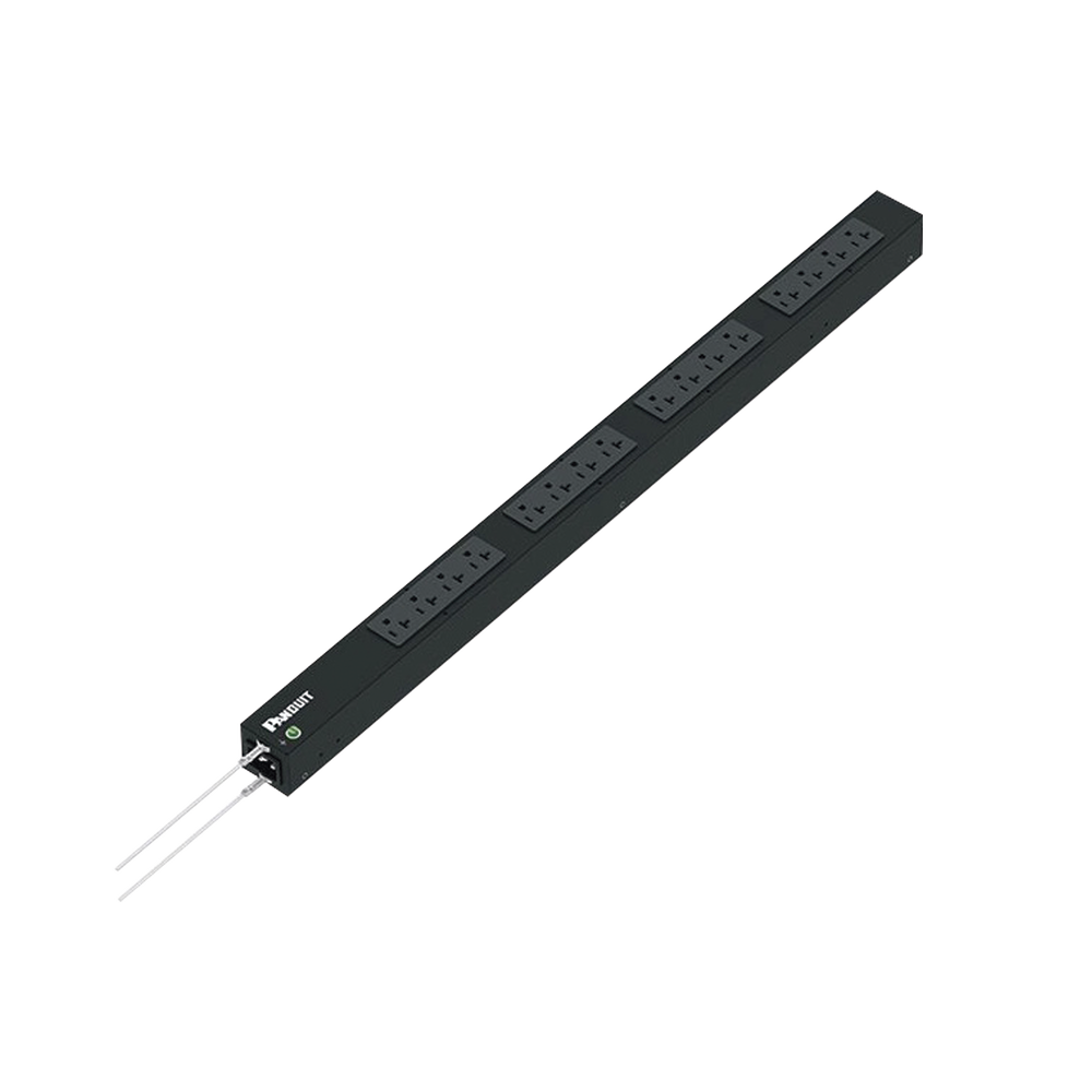 PDU Básico para Distribución de Energía, Enchufe de Entrada NEMA 5-20P, Con 16 Contactos NEMA 5-20R, de Instalación Vertical, 20 Amp, 120 Vca