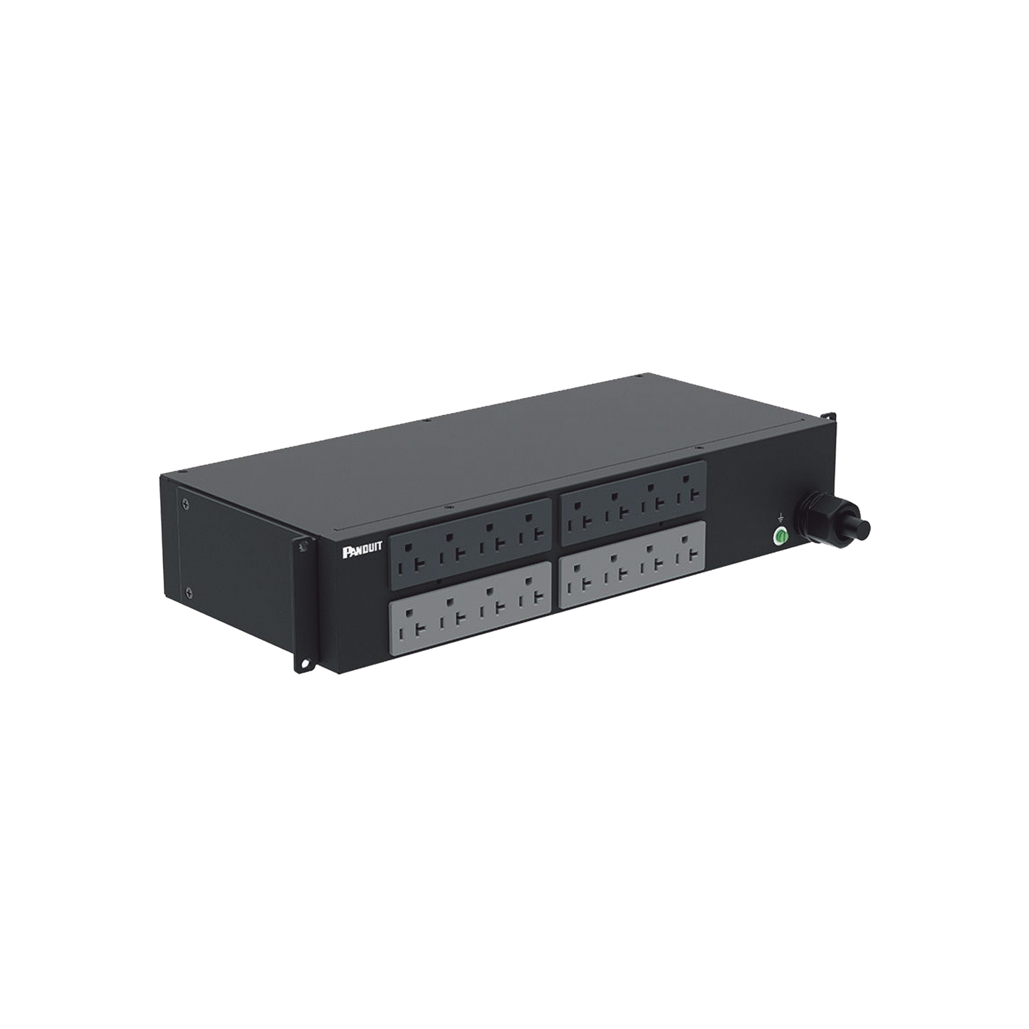 PDU Básico para Distribución de Energía, Enchufe de Entrada NEMA L5-30P, Con 16 Contactos NEMA 5-20R, Instalación Horizontal de 19in, 2 UR, 30 Amp, 208 Vca
