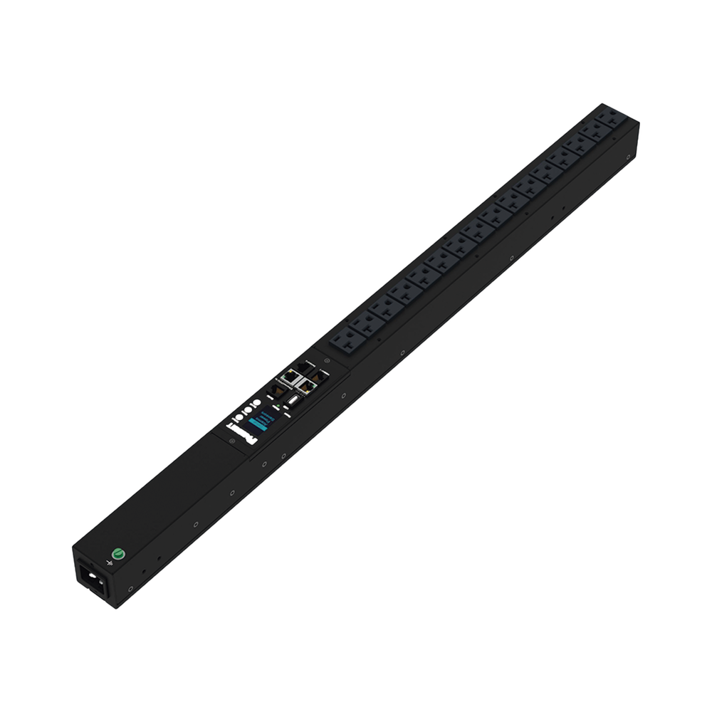 PDU G6 Monitoreable (MI) para Distribución de Energía, Enchufe de Entrada NEMA 5-15P, Con 16 Salidas NEMA 5-20R, de Instalación Vertical, 120 Vca, 15 Amp