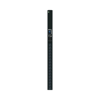 PDU Monitoreable (MI) para Distribución de Energía, Enchufe de Entrada NEMA 5-15P, Con 16 Salidas NEMA 5-20R, de Instalación Vertical, 120 Vca, 15 Amp