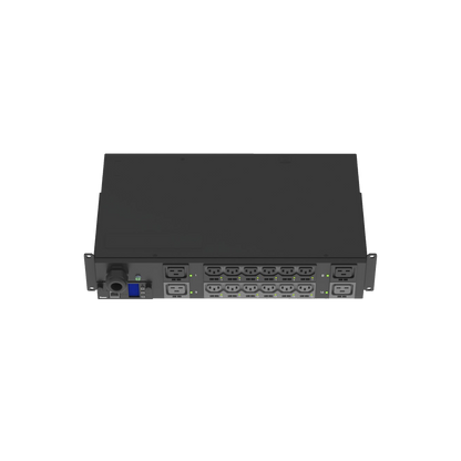 PDU Monitoreable y Switchable (MS) para Distribución de Energía, Enchufe de Entrada NEMA L6-30P, Con 12 Salidas C13 y 4 Salidas C19, Horizontal 19in, 208 Vca, 30 Amp, 2UR