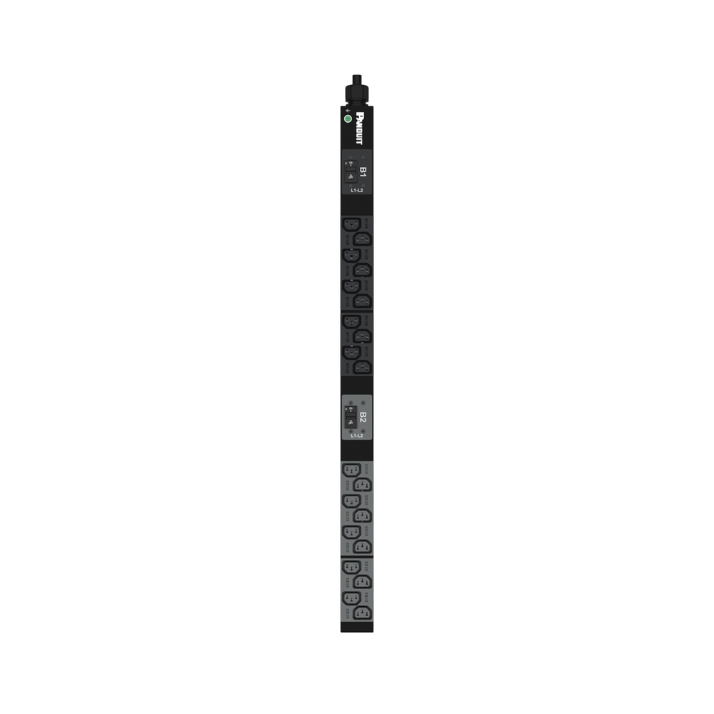 PDU Básico para Distribución de Energía, Enchufe de Entrada NEMA L6-30P, Con 20 Salidas C13, de Instalación Vertical, 208 Vca, 30 Amp