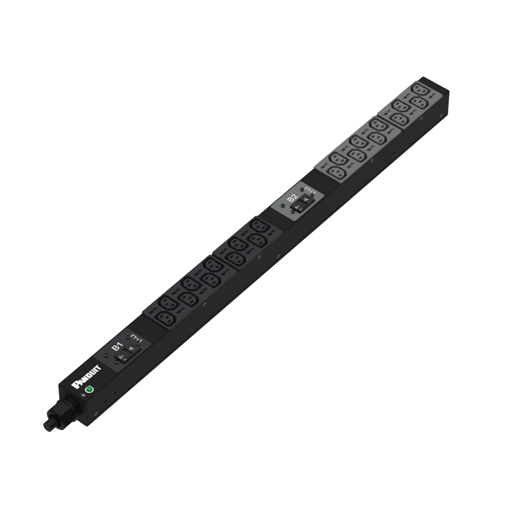PDU Básico para Distribución de Energía, Enchufe de Entrada NEMA L6-30P, Con 20 Salidas C13, de Instalación Vertical, 208 Vca, 30 Amp