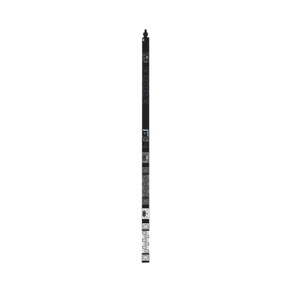 PDU Monitoreable (MI) para Distribución de Energía, Enchufe de Entrada NEMA L21-30P, Con 18 Salidas C13 y 6 C19, de Instalación Vertical, 208 Vca, 30 Amp