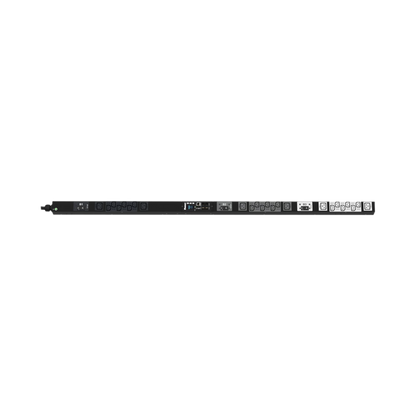 PDU Monitoreable (MI) para Distribución de Energía, Enchufe de Entrada NEMA L21-30P, Con 18 Salidas C13 y 6 C19, de Instalación Vertical, 208 Vca, 30 Amp