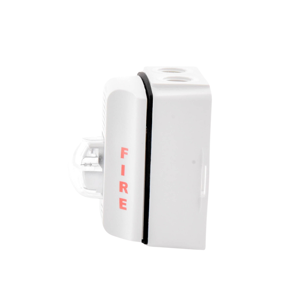 Sirena con Lámpara Estroboscópica para Exterior / a 2 Hilos / Configuración Estroboscópica Seleccionable / Color Blanco
