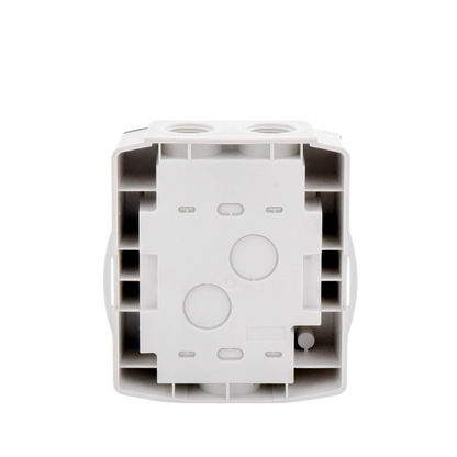 Sirena con Lámpara Estroboscópica para Exterior / a 2 Hilos / Configuración Estroboscópica Seleccionable / Color Blanco