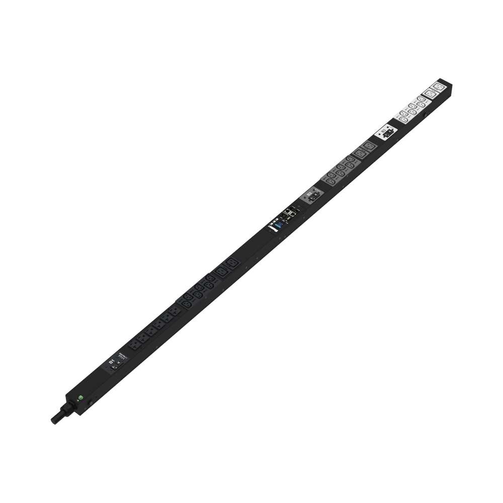 PDU G6 Monitoreable (MI) para Distribución de Energía, Enchufe de Entrada NEMA L21-30P, Con 18 Salidas C13, 6 x C19, y 6 x 5-20R, de Instalación Vertical, 208 Vca, 30 Amp