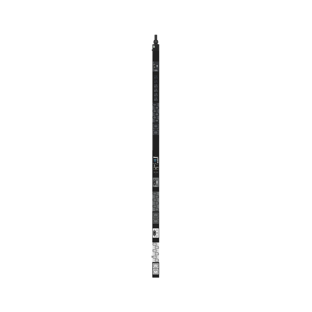 PDU G6 Monitoreable (MI) para Distribución de Energía, Enchufe de Entrada NEMA L21-30P, Con 18 Salidas C13, 6 x C19, y 6 x 5-20R, de Instalación Vertical, 208 Vca, 30 Amp