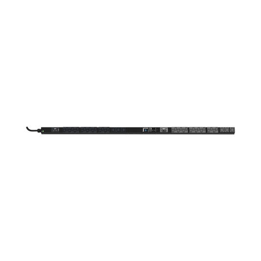PDU Monitoreable (MI) para Distribución de Energía, Enchufe de Entrada NEMA L6-30P, Con 32 Salidas C13 y 6 C19, de Instalación Vertical, 208 Vca, 30 Amp