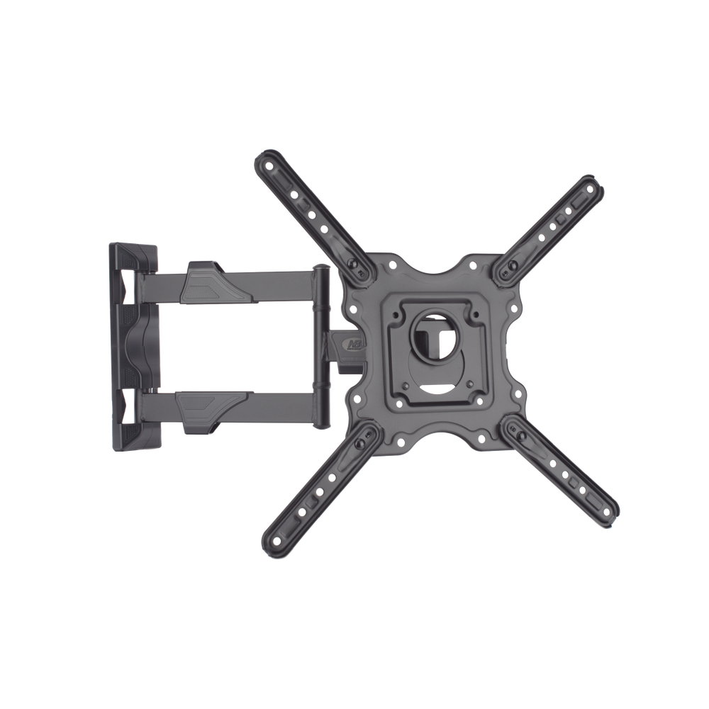 Montaje de Pared Articulado para Monitor de 32-55" / Soporta hasta 27.2 Kg / Vesa 400 x 400 / 100 x 100 / Acero / Separación a Pared de 5 cm a 40 cm