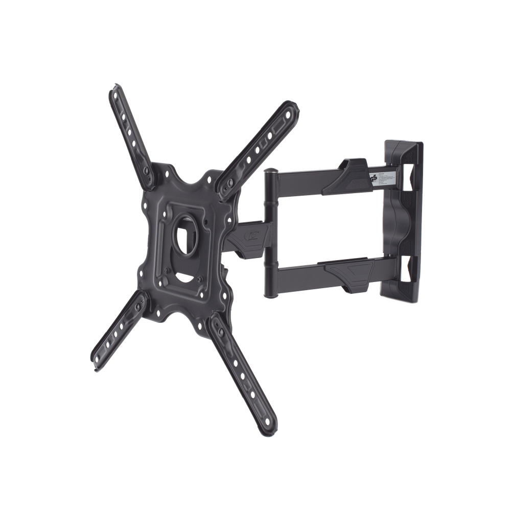 Montaje de Pared Articulado para Monitor de 32-55" / Soporta hasta 27.2 Kg / Vesa 400 x 400 / 100 x 100 / Acero / Separación a Pared de 5 cm a 40 cm