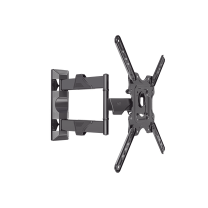 Montaje de Pared Articulado para Monitor de 32-55" / Soporta hasta 27.2 Kg / Vesa 400 x 400 / 100 x 100 / Acero / Separación a Pared de 5 cm a 40 cm