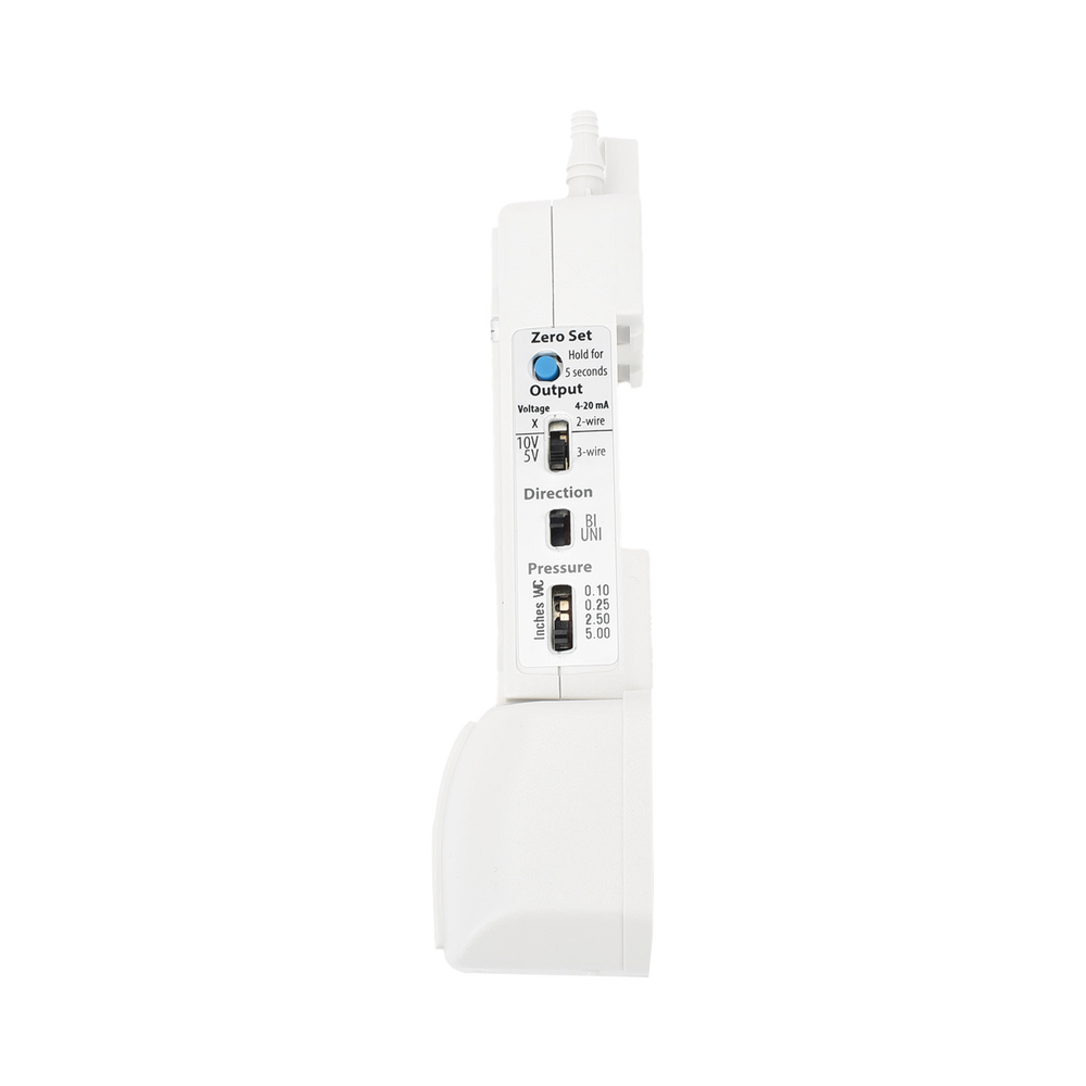 Sensor de Presión 5.0" Adj Univer Display/Sonda Bymounting Orientation, 24 Vac. Incluye interruptores auxiliares internos y cables de cableado aislados de teflón. CE UL cUL