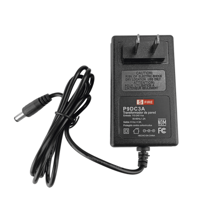 9 Vcc / 3 A / Fuente de poder / Voltaje de Entrada de 100-240 Vca / Para Usos Múltiples / Video Vigilancia, Acceso, Asistencia, Alarmas, Etc.