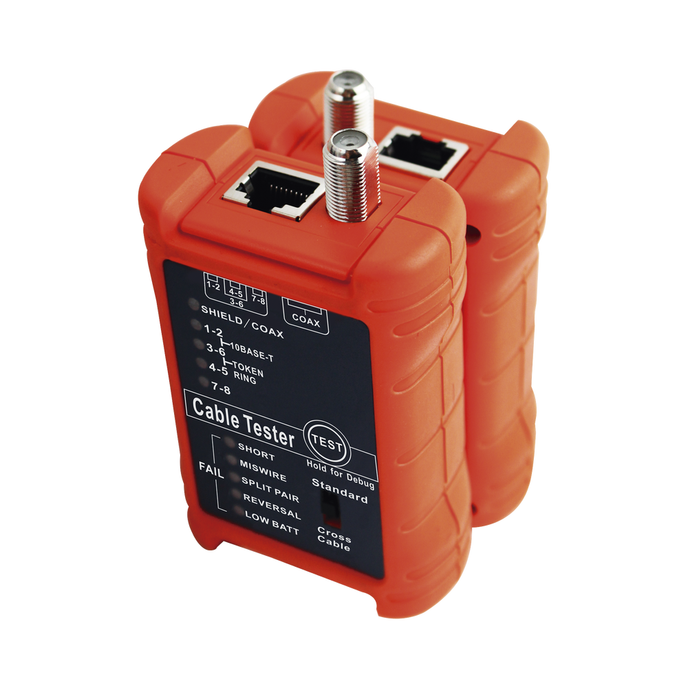 Tester Profesional para Mapeo de Cables de Red/Coaxiales