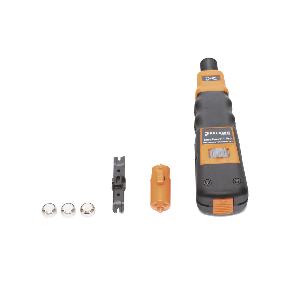 Herramienta de Impacto Punchdown para Terminaci�n de Conectores Estilo 110 con Luz LED