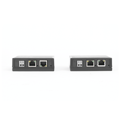 Kit extensor IP y PoE por cable UTP CAT5E hasta 500 mts @ 100 mbps