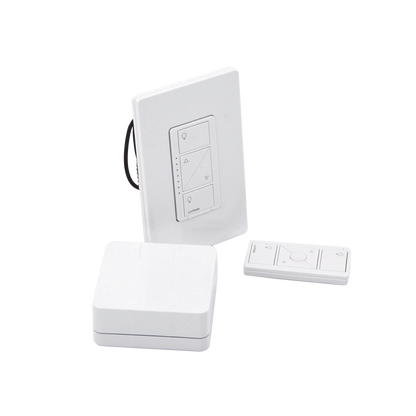 (Caseta Wireless) Kit Hub controlador, atenuador (dimmer), control y tapa.