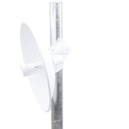 PowerBeam airMAX M5, larga distancia, frecuencia 5 GHz (5170-5875 MHz) con antena tipo plato de 25 dBi