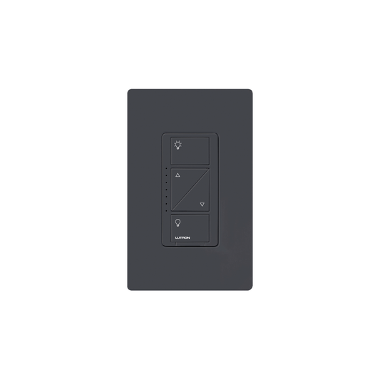 (Caseta Wireless) Atenuador de pared. Aumenta/Disminuye Intensidad de Iluminación. No requiere cable neutro. 150W LED / 600W INC/HAL