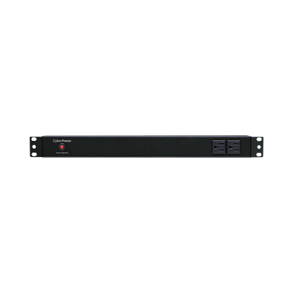 PDU Básico Para Distribución de Energía, Con 8 Tomas NEMA 5-15R Traseras y 2 Tomas 5-15R Frontales, 1UR, 15 Amp, 120 Vca