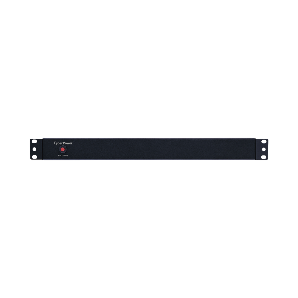 PDU Básico Para Distribución de Energía, Con 8 Tomas NEMA 5-15R Traseras, 1UR, 15 Amp, 120 Vca