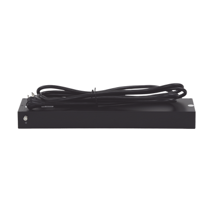 PDU Switchable por Toma, Para Distribución de Energía, Entrada 120 Vca NEMA 5-15P, Con 8 Salidas NEMA 5-15R, Horizontal 19in, 1UR