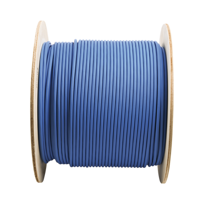 Bobina de Cable Blindado F/UTP de 4 Pares, Cat6A, Soporte de Aplicaciones 10GBase-T, LSZH (Libre de Gases Tóxicos), Color Azul, 305 Metros (1000 Pies)