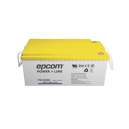 Batería de GEL PURO OPzV / 12 V @ 200 Ah / Ciclo profundo / Uso en Aplicaciones Fotovoltaicas y de Respald
