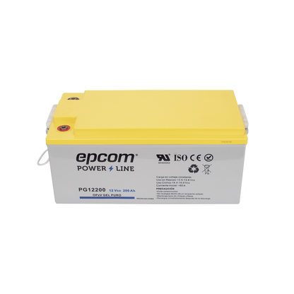 Batería de GEL PURO OPzV / 12 V @ 200 Ah / Ciclo profundo / Uso en Aplicaciones Fotovoltaicas y de Respald