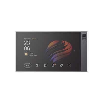 Pantalla táctil Hub controlador integrable con sistemas de automatización compatible con múltiples marcas. Conexión Wifi y Ethernet