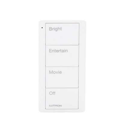 Control inalambrico PICO, 4 botones para con escenas ya predefinidas y grabado.