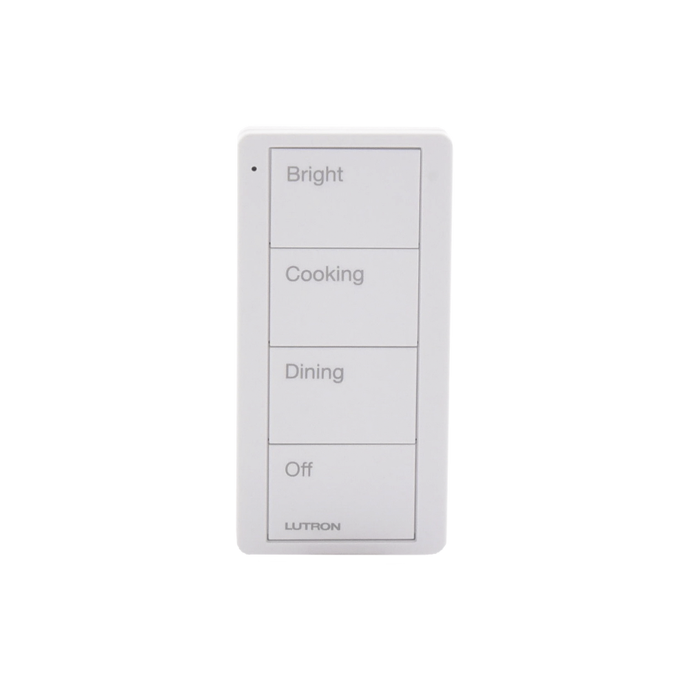 Control remoto inalambrico PICO, con escenas predefinidas para espacio en cocina.
