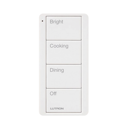 Control remoto inalambrico PICO, con escenas predefinidas para espacio en cocina.