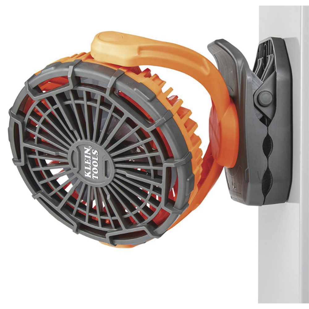 Ventilador Inalámbrico-Portátil Recargable Ideal para el Trabajo. Montable por Pinza o por Potentes Imanes. Incluye cable USB-C