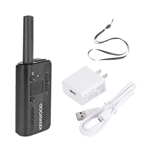 440-480 MHz, 1.5 W, 4 canales, Linterna, MIL-STD-810, IP54. Incluye Antena / Batería / Cargador / Banda