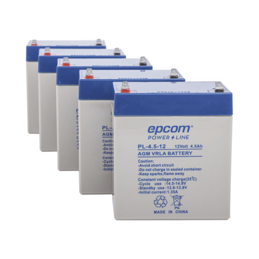 Paquete de 5 Baterías PL4.512, Ahorre $ con este KIT