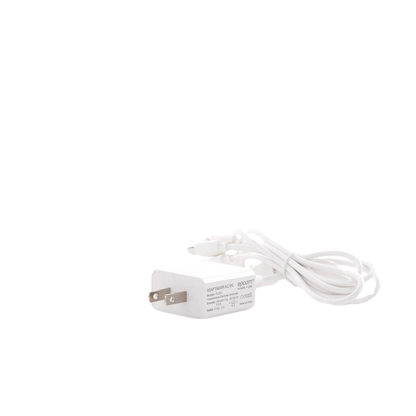 Cargador de pared USB de 5 Vcc 2A / Multi-puertos / USB-C / Micro USB / Tipo C / Lightning (iPhone) / Extensión de cable 1.2 metros