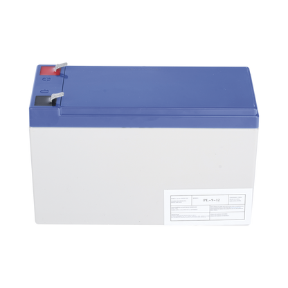 Batería 12 Vcc / 9 Ah / UL / Tecnología AGM-VRLA / Para uso en equipo electrónico Alarmas de intrusión / Incendio/ Control de acceso / Video Vigilancia / Terminales F1 / Cargador recomendado CHR-80.