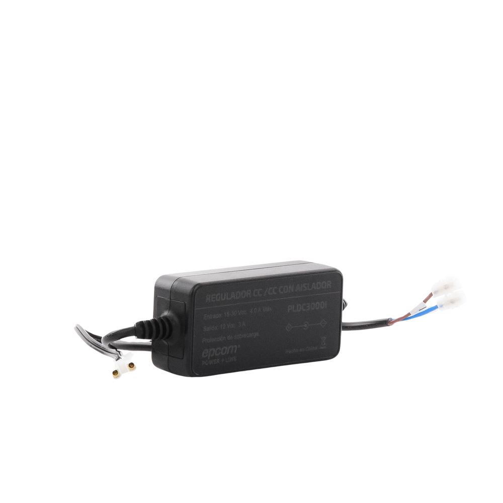 Convertidor de Voltaje con Aislador de 15-30 Vcc a 12 Vcc / 3 Amp Max.