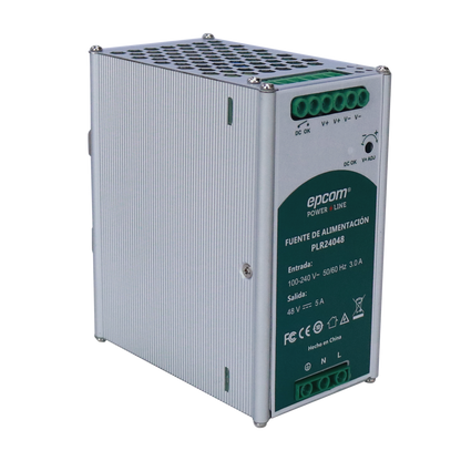FUENTE DE ALIMENTACION 48 VCC / DIN RIEL /  5 AMPERES / 240 W