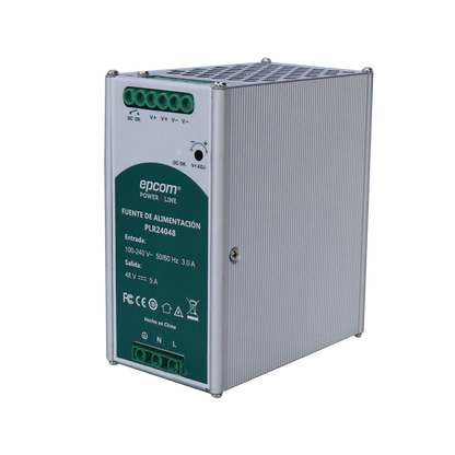 FUENTE DE ALIMENTACION 48 VCC / DIN RIEL /  5 AMPERES / 240 W
