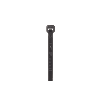 Cincho de Nylon 6.6 Pan-Ty™, 142mm largo x 2.5mm ancho, Color Negro, Exterior Resistente a Rayos UV, Paquete de 1000pz