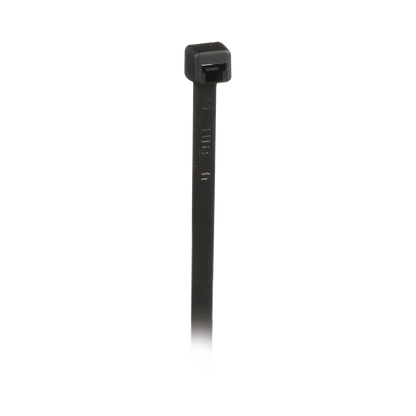 Cincho de Nylon 6.6, 203mm largo x 3.6mm ancho, Color Negro. Paquete de 1000 Piezas