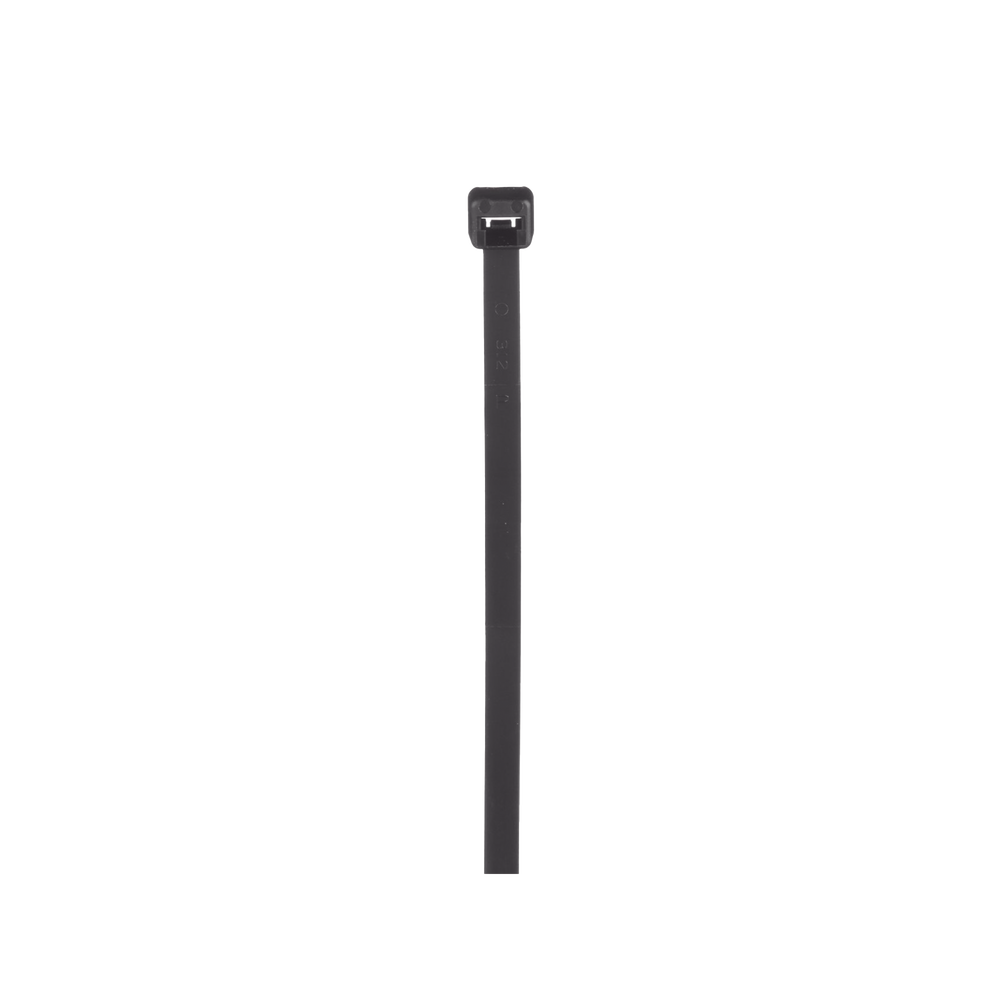 Cincho de Nylon 6.6, Color Negro, 292mm largo x 4.8mm ancho, Sección Transversal Estándar, Paquete de 1000 Piezas