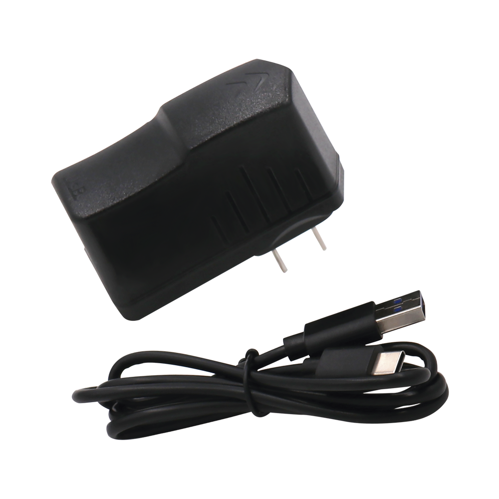 Adaptador de pared de 5 Vcc, @ 3 A con micro-USB tipo C