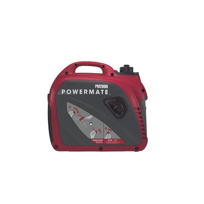 Generador Inversor Portátil a Gasolina, 1.7 kW, 120vca , Arranque Manual