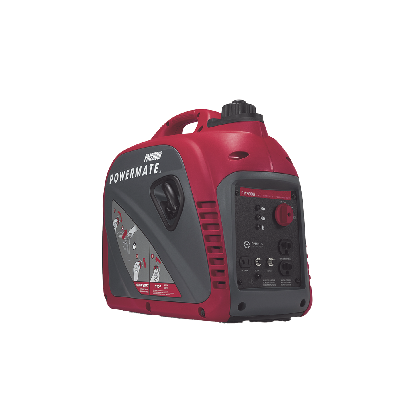 Generador Inversor Portátil a Gasolina, 1.7 kW, Arranque Manual