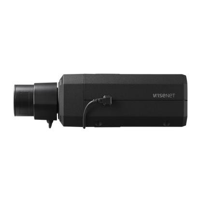 Camara Profesional 4K con IA  / P-Iris / WDR 120dB / H.265 / Ranura SD / WiseStream II